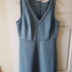 Dusty Blue Ladies Dress - Loft